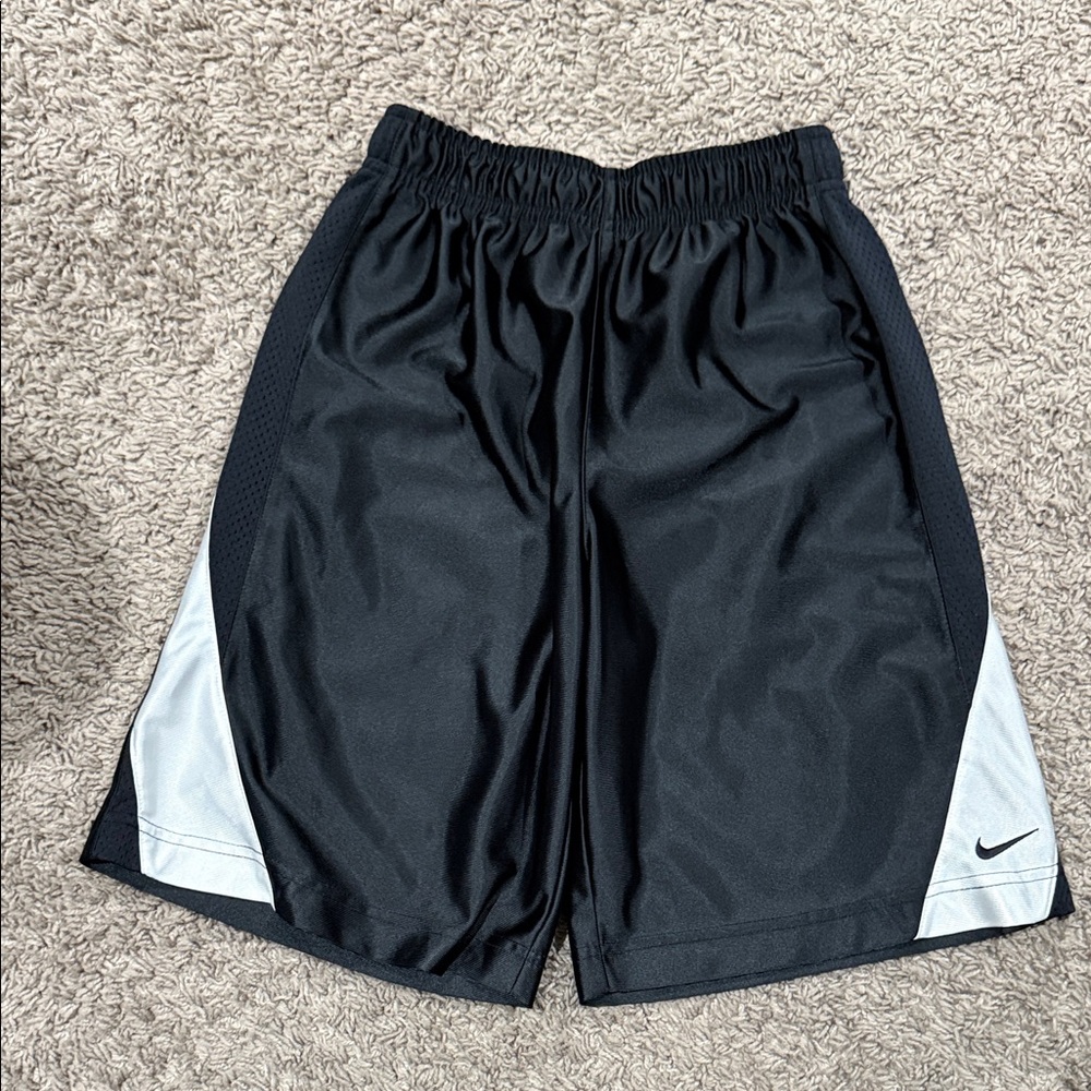 Nike Black and White Basketball Shorts